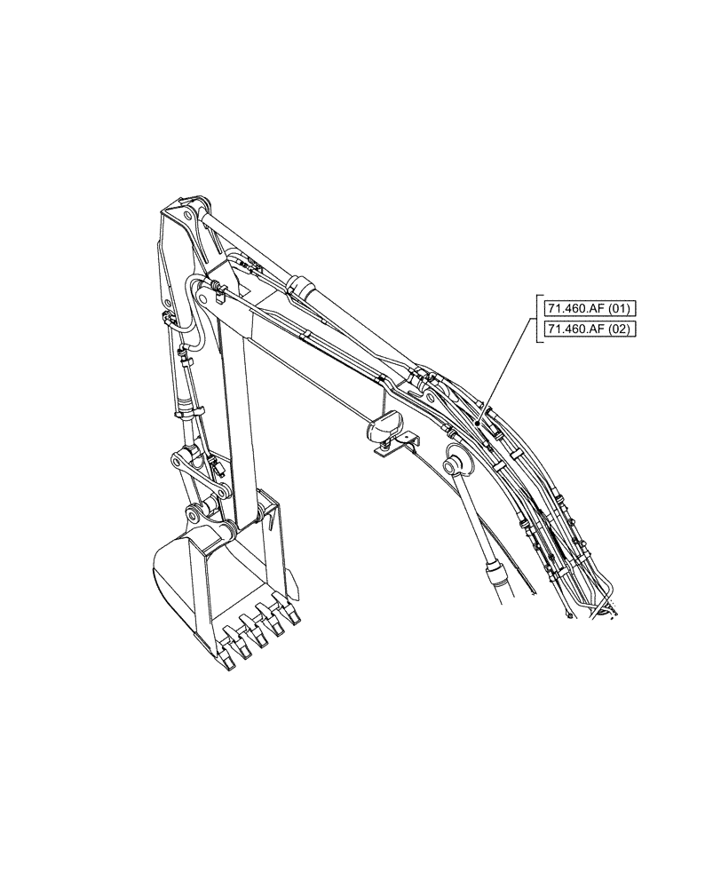 Схема запчастей Case CX130D - (71.000.00) - SECTION INDEX - LUBRIFICANT (71) - LUBRICATION SYSTEM