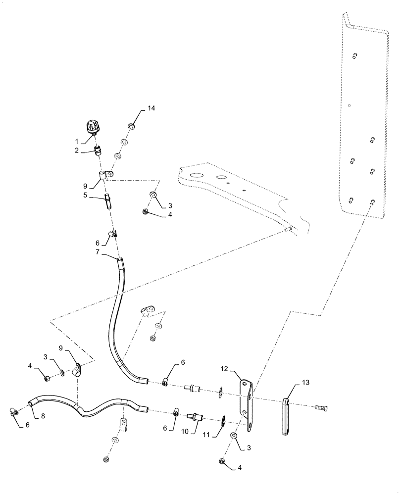 Схема запчастей Case 1021F - (21.116.01[01]) - SIGHTGLASS INSTALLATION (21) - TRANSMISSION