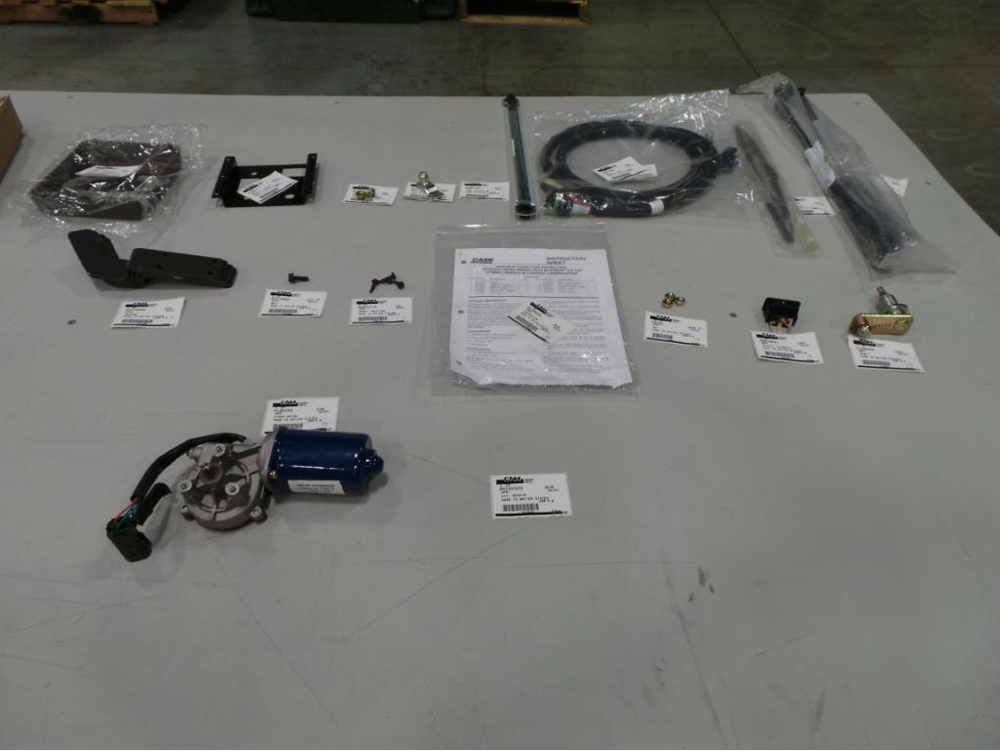 Схема запчастей Case 570N EP - (88.100.AN[02]) - KIT WIPER REAR REPLACEMENT (88) - ACCESSORIES