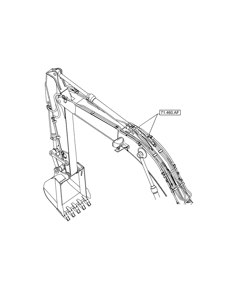 Схема запчастей Case CX210D NLC - (71.000.00) - SECTION INDEX - LUBRICANT (71) - LUBRICATION SYSTEM