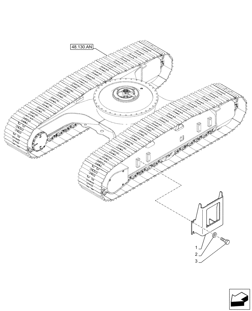 Схема запчастей Case CX500D LC - (90.118.BX[03]) - VAR - 956000 - STEP (L=900MM) (90) - PLATFORM, CAB, BODYWORK AND DECALS