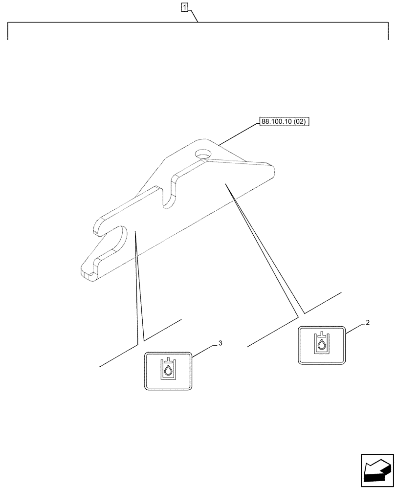 Схема запчастей Case CX300D LC - (88.100.10[03]) - DIA KIT, HYDRAULIC OIL, WARNING DECAL, DRAIN LINE (88) - ACCESSORIES