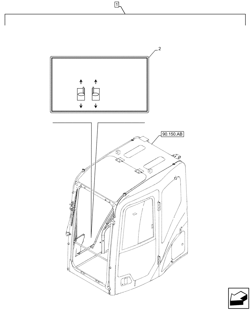 Схема запчастей Case CX300D LC - (88.100.35[025]) - DIA KIT, HAMMER CIRCUIT, W/ HYDRAULIC CONTROL, DECAL, HYDRAULIC, FOOT, CONTROLS (88) - ACCESSORIES