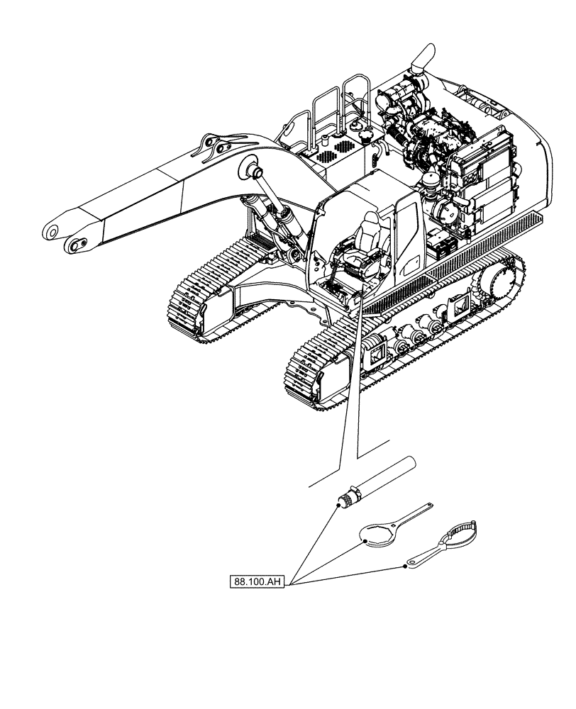 Схема запчастей Case CX500D RTC - (88.000.00) - SECTION INDEX - ACCESSORIES (88) - ACCESSORIES