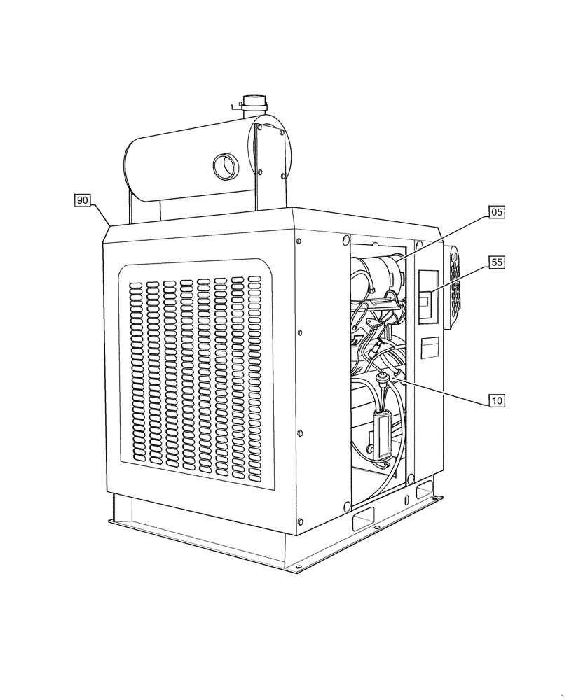 Схема запчастей Case F4HFE6131 B003 - (00.000.00) - PICTORIAL INDEX - MAIN SECTIONS (00) - GENERAL & PICTORIAL INDEX