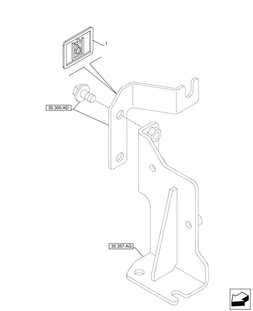 Схема запчастей Case CX210D NLC - (90.108.AC[01]) - WARNING DECAL, DRAIN LINE (90) - PLATFORM, CAB, BODYWORK AND DECALS