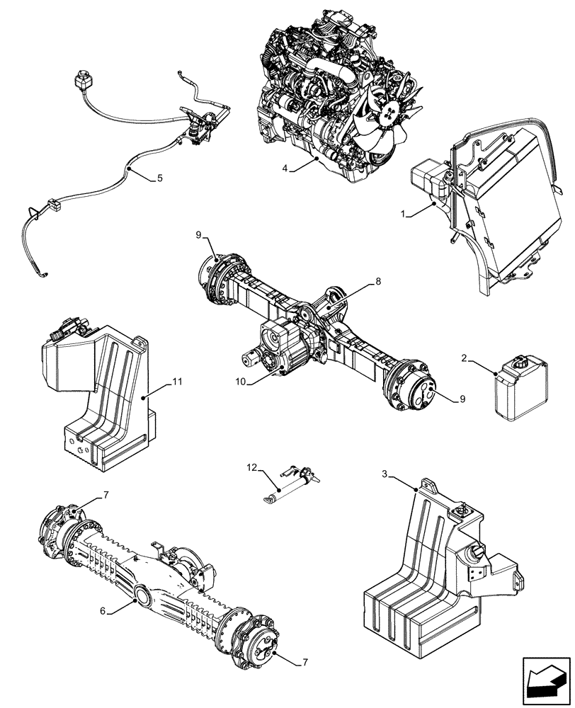 Схема запчастей Case 321F - (05.100.03) - CAPACITIES (05) - SERVICE & MAINTENANCE