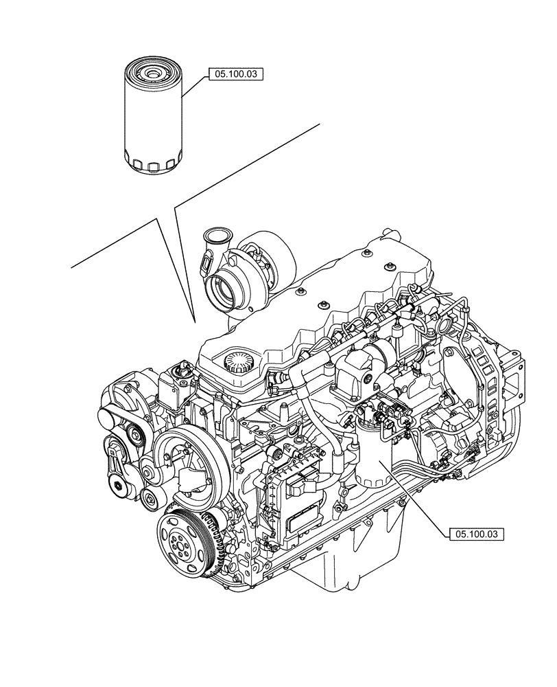 Схема запчастей Case F4HFE6131 B003 - (05.000.00) - SECTION INDEX - MACHINE COMPLETION & EQUIPMENT (05) - SERVICE & MAINTENANCE