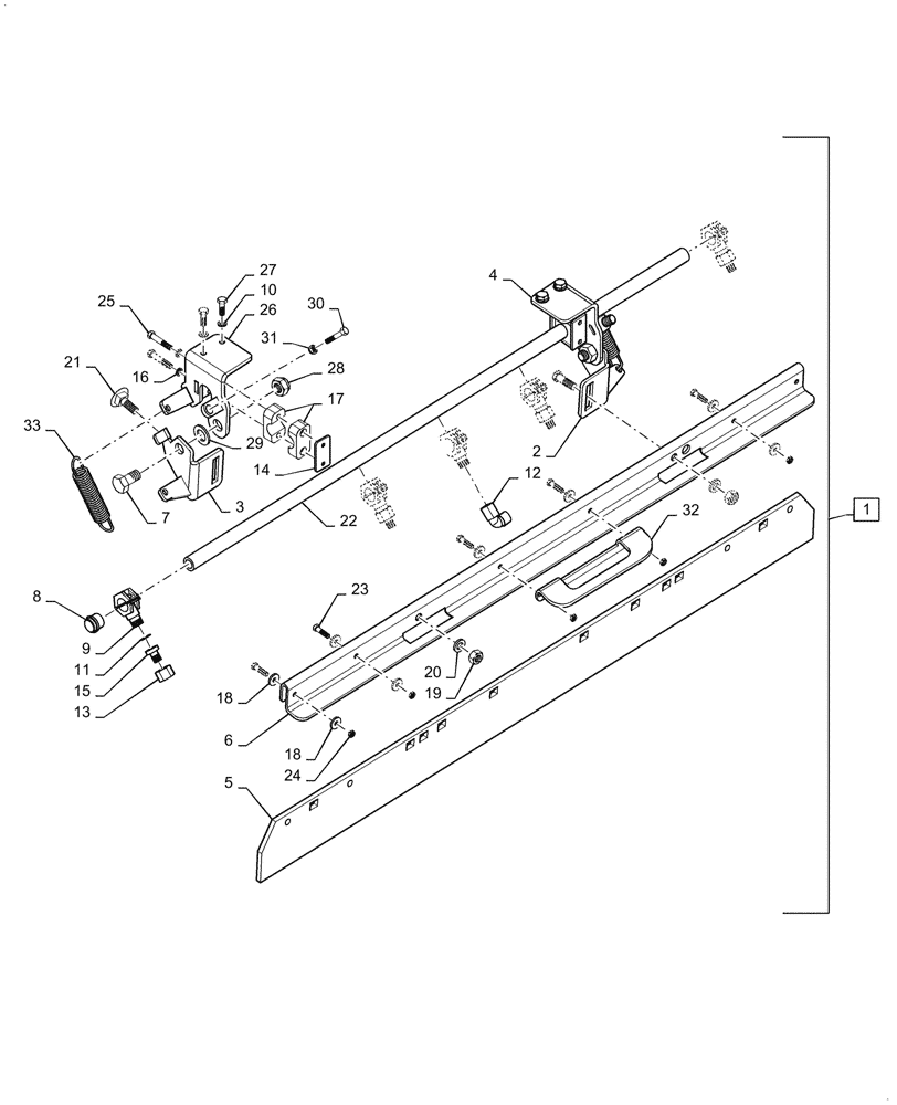 Схема запчастей Case DV26CC - (44.510.AE[10]) - DRUM SCRAPER TILTABLE UPPER W-SPRINKLER (44) - WHEELS