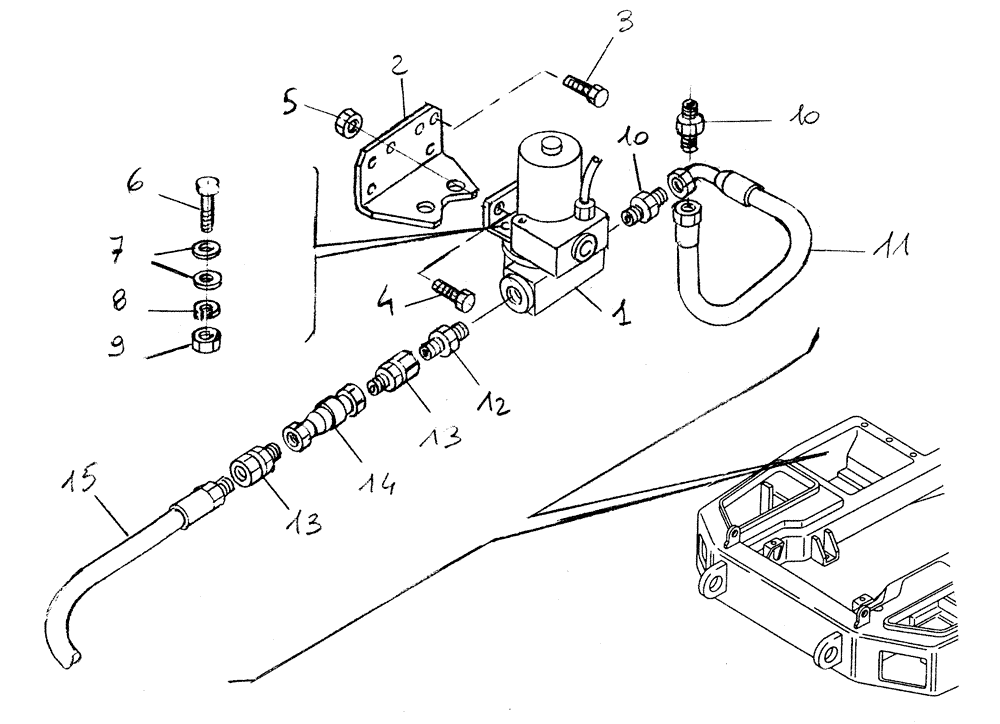 Схема запчастей Case 325 - (0.510[03]) - ENGINE FUEL SYSTEM - FUEL PUMP (01) - ENGINE