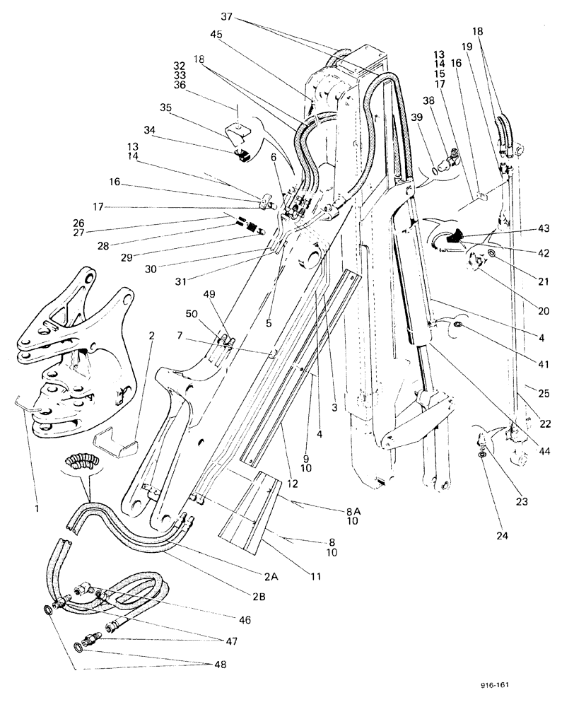 Схема запчастей Case 580F - (226) - BACKHOE HYDRAULICS AND CYLINDERS (35) - HYDRAULIC SYSTEMS