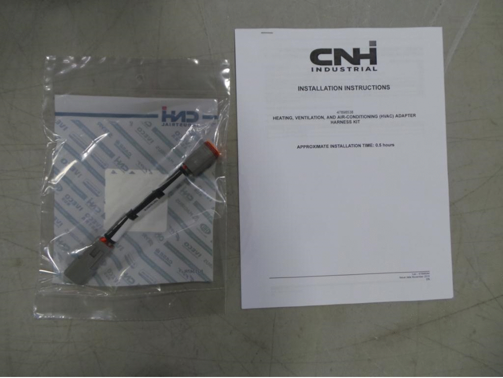 Схема запчастей Case 521F - (88.131.AA) - DIA KIT, HVAC JUMPER (88) - ACCESSORIES