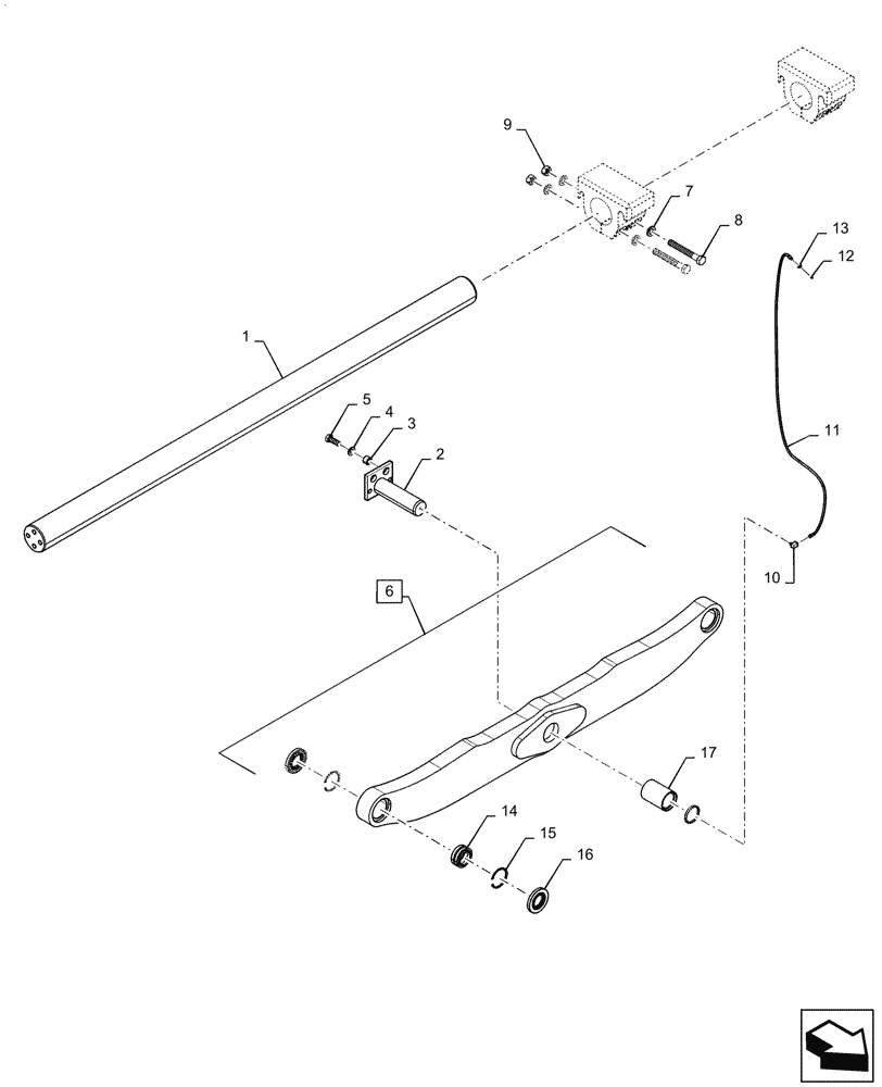 Схема запчастей Case 2050M WT/LGP - (25.400.AR[03]) - SUSPENSION, WIDE, ASN: NFDC20088 (25) - FRONT AXLE SYSTEM