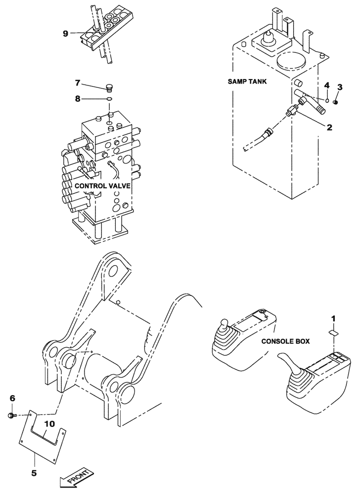 Схема запчастей Case CX135SR - (08-118) - HYDRAULIC CIRCUIT - PLUG, BLANK-OFF - OFFSET BACKHOE BOOM - OPTIONAL (08) - HYDRAULICS