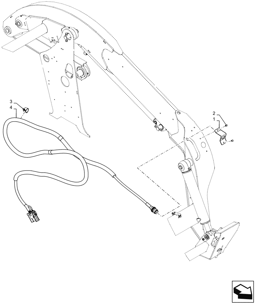 Схема запчастей Case TV380 - (55.512.030[02]) - W/ MULTIFUNCTIONAL ELECTRICAL (55) - ELECTRICAL SYSTEMS