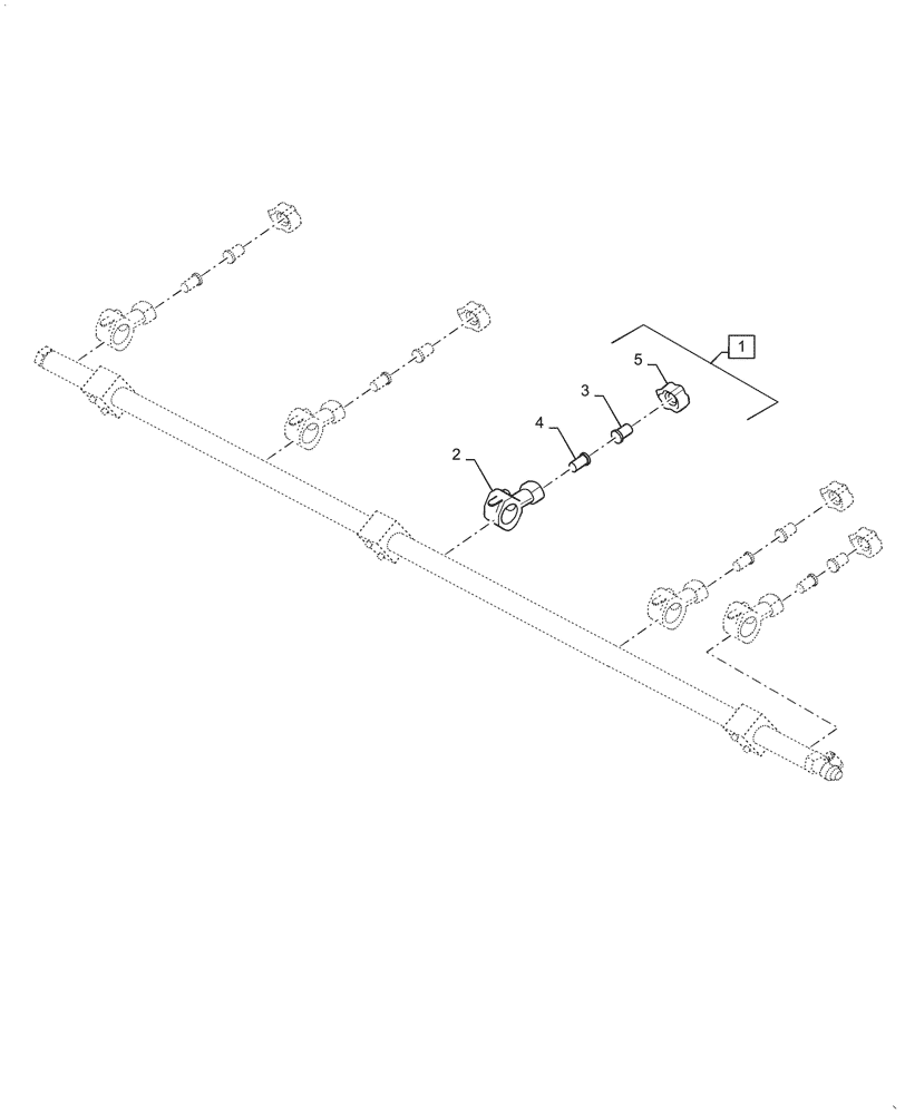 Схема запчастей Case DV207 - (75.120.04) - NOZZLE ASSEMBLY (75) - SOIL PREPARATION