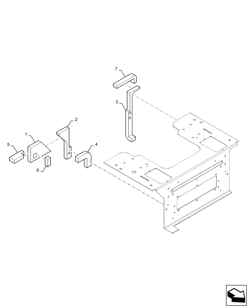 Схема запчастей Case SR130 - (90.160.CK[03]) - SEAL PACKAGE (SR130,SR150) (90) - PLATFORM, CAB, BODYWORK AND DECALS