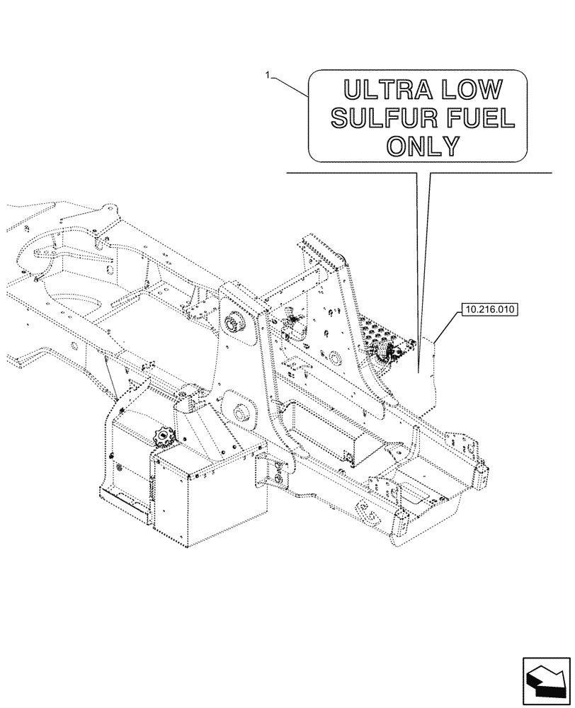 Схема запчастей Case 580SN WT - (90.108.255) - WARNING DECAL (90) - PLATFORM, CAB, BODYWORK AND DECALS