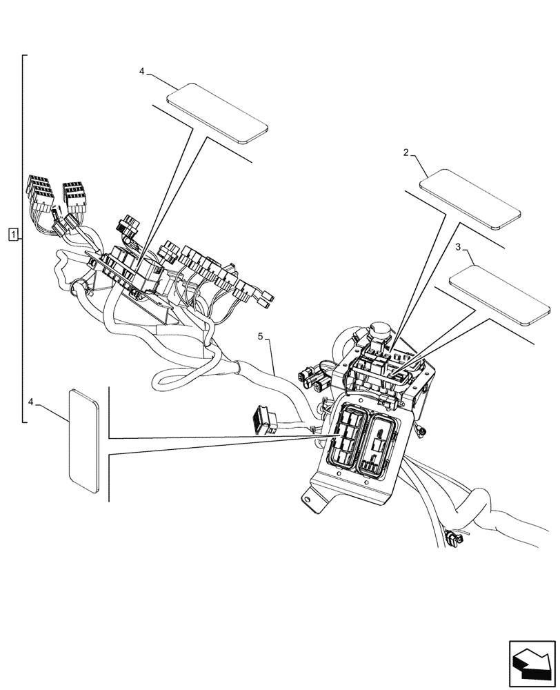 Схема запчастей Case 580SN WT - (90.108.110) - VAR - 423058, 423059 - DECAL, POWERSHUTTLE, TRANSMISSION, FUSE, RELAY (90) - PLATFORM, CAB, BODYWORK AND DECALS