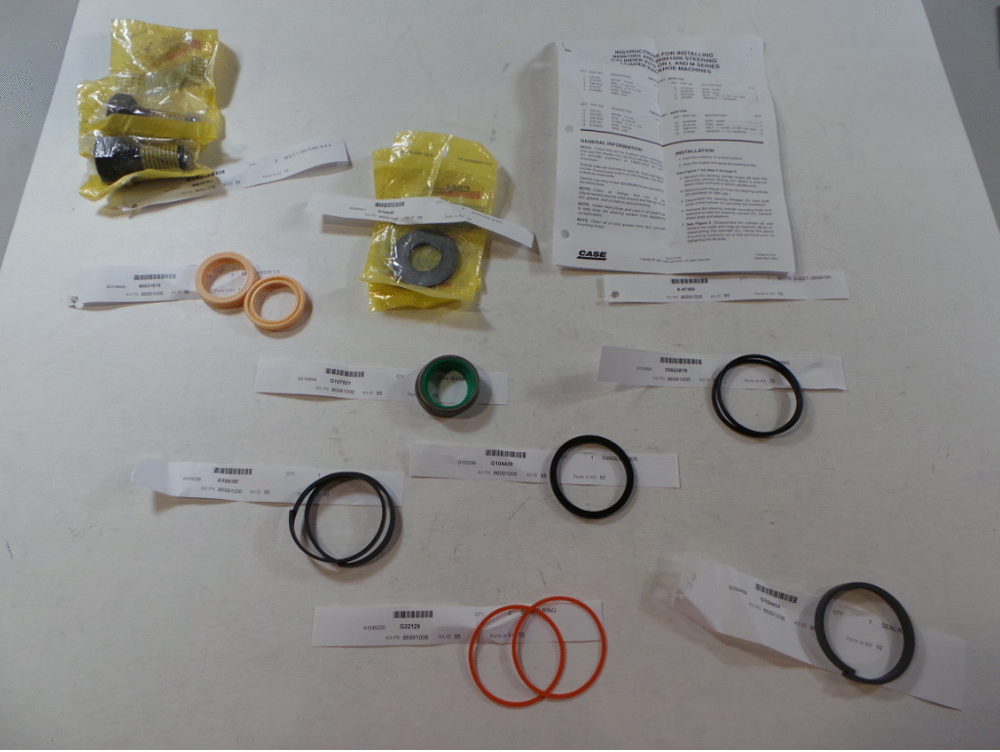 Схема запчастей Case 590SL - (5-19) - KIT SEAL (05) - STEERING