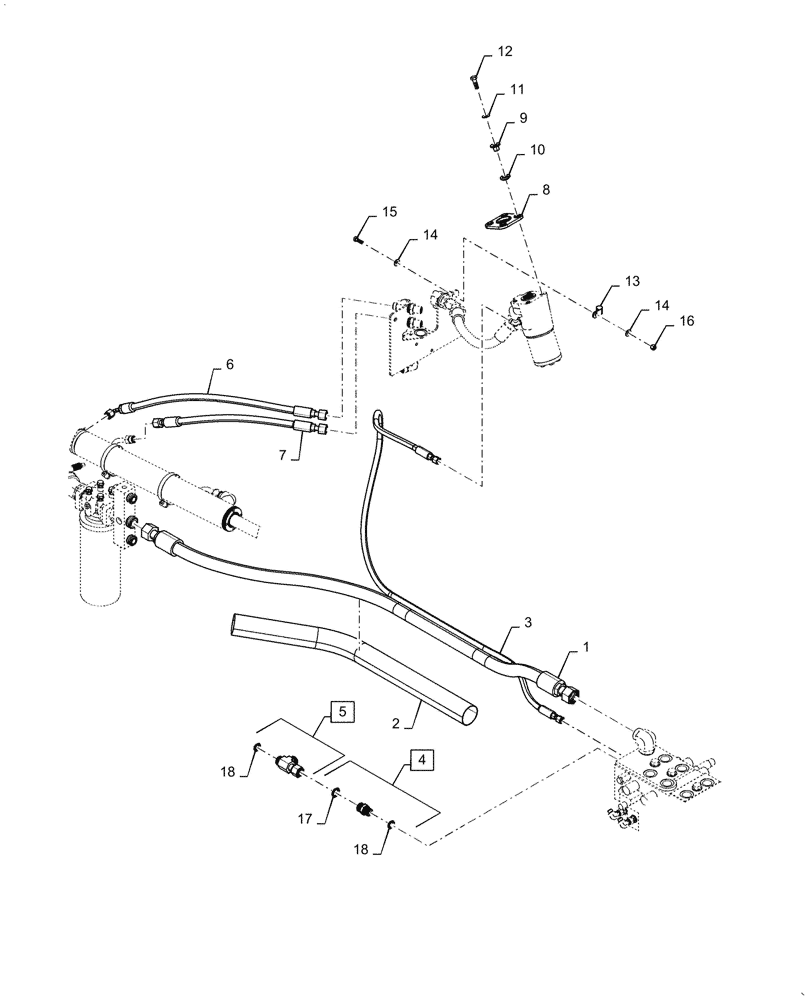 Схема запчастей Case 521G - (41.200.020) - VAR - 782441 - STANDARD STEERING - W/O JOYSTICK (41) - STEERING