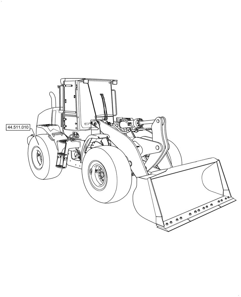 Схема запчастей Case 1121G - (44.000.00[01]) - SECTION INDEX - WHEELS (44) - WHEELS