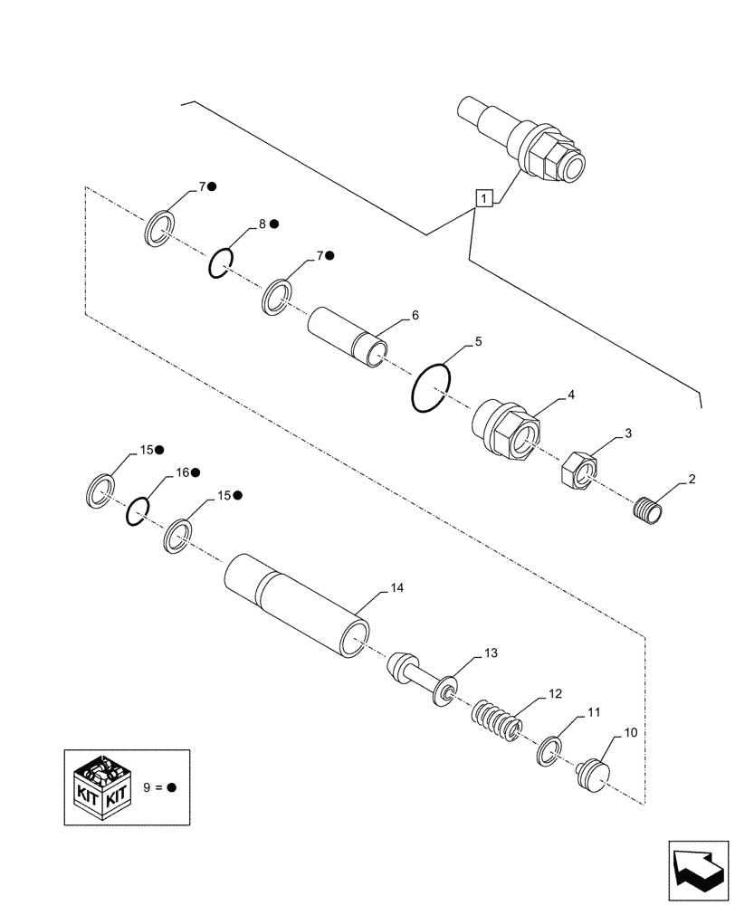 Схема запчастей Case CX245D SR LC - (35.353.030) - TRAVEL MOTOR & REDUCTION GEAR, RELIEF VALVE (35) - HYDRAULIC SYSTEMS