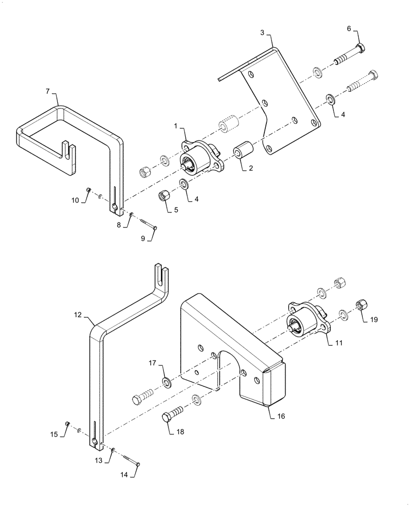 Схема запчастей Case 1121G - (55.047.020) - ELECTROHYDRAULIC SENSOR ASSEMBLY, LIFT AND TILT (55) - ELECTRICAL SYSTEMS