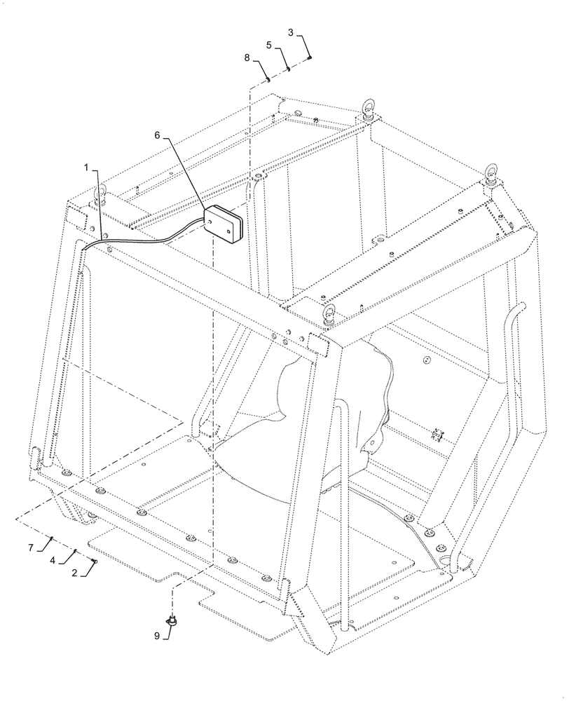 Схема запчастей Case DV207 - (55.404.05) - PLATFORM, WIRE HARNESS - ASN NFNTH2116 (55) - ELECTRICAL SYSTEMS