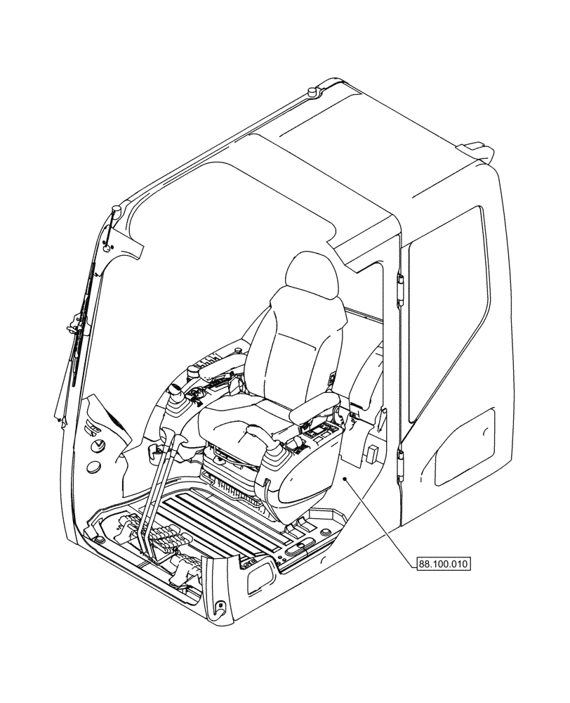 Схема запчастей Case CX750D RTC - (88.000.000) - SECTION INDEX - ACCESSORIES (88) - ACCESSORIES