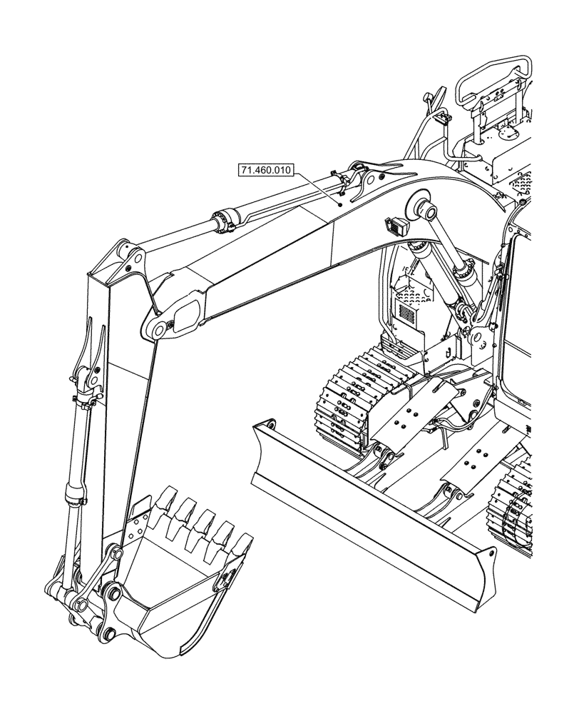 Схема запчастей Case CX145D SR LC W/BLADE - (71.000.00) - SECTION INDEX - LUBRICATION SYSTEM (71) - LUBRICATION SYSTEM