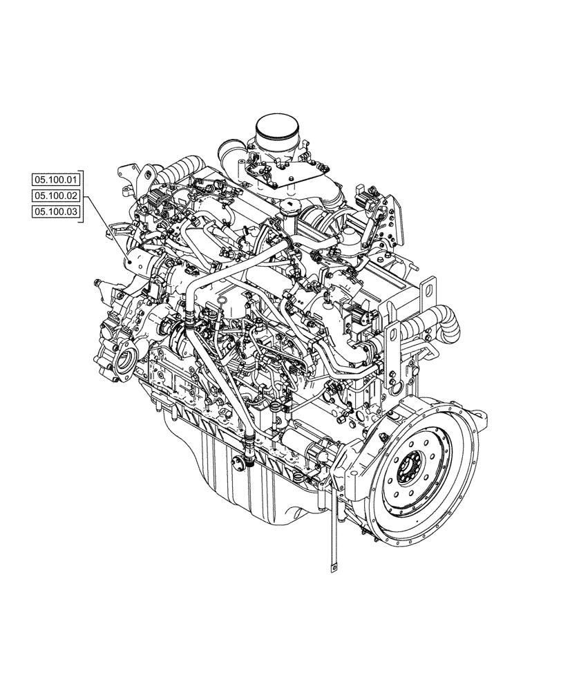 Схема запчастей Case AQ-6WG1XASS11 - (05.000.000[01]) - PICTORIAL INDEX - MACHINE COMPLETION AND EQUIPMENT (05) - SERVICE & MAINTENANCE