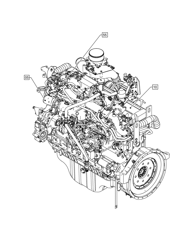 Схема запчастей Case AQ-6WG1XASS11 - (00.000.000[01]) - PICTORIAL INDEX - MAIN SECTIONS (00) - GENERAL & PICTORIAL INDEX