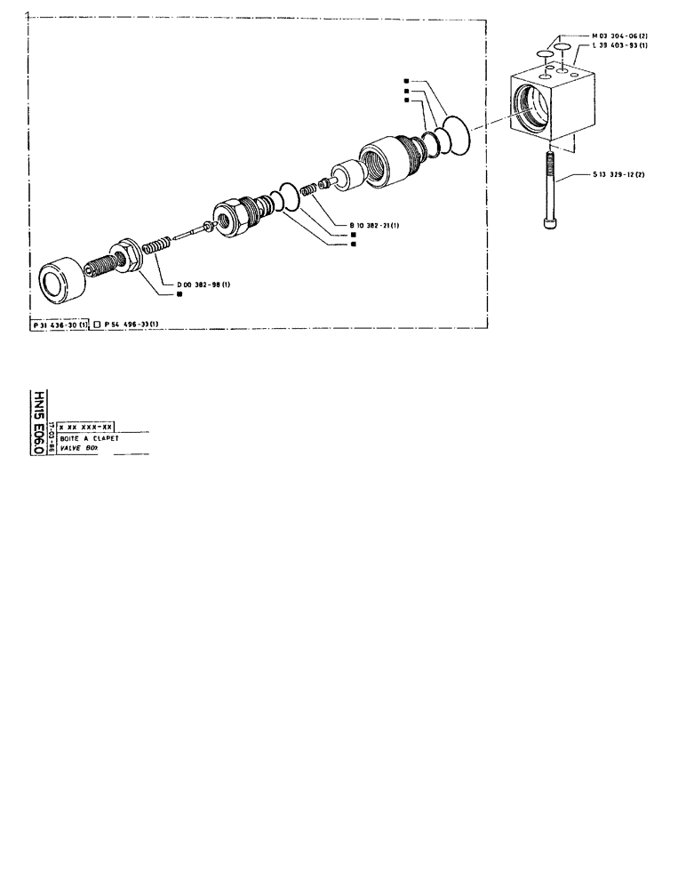 Схема запчастей Case 90BCL - (297) - VALVE BOX (07) - HYDRAULIC SYSTEM