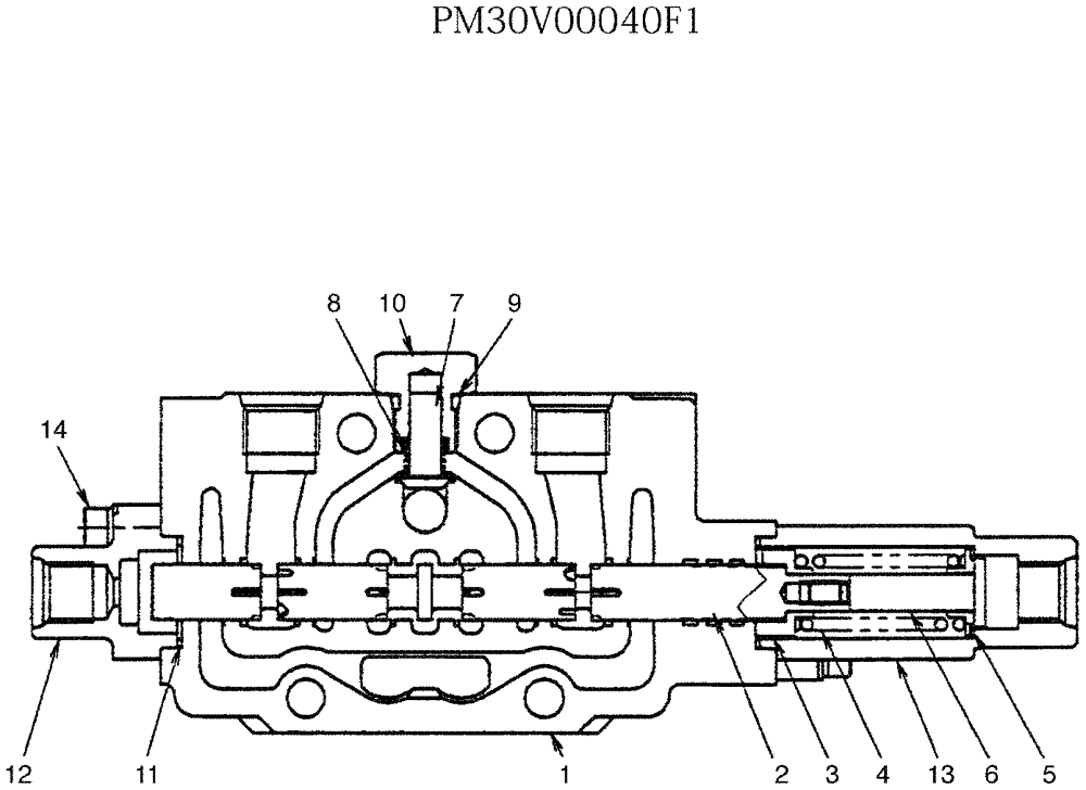 Схема запчастей Case CX27B - (07-003) - VALVE ASSY, CONTROL (SLEWING) (35) - HYDRAULIC SYSTEMS