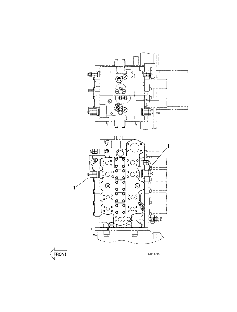 Схема запчастей Case CX470B - (08-81) - CONTROL VALVE - VALVE, PORT RELIEF (08) - HYDRAULICS