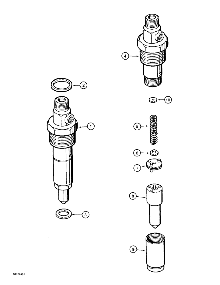 Схема запчастей Case 621B - (3-15A) - FUEL INJECTION NOZZLE, 6T-590 EMISSIONS CERTIFIED ENGINE LOADER P.I.N. JEE0053350 AND AFTER (03) - FUEL SYSTEM