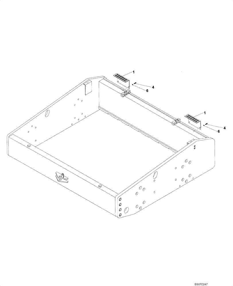 Схема запчастей Case SV216 - (12-007-01[00]) - CHASSIS - STEP DRUM FRAME (GROUP 585) (ND111466) (09) - CHASSIS/ATTACHMENTS