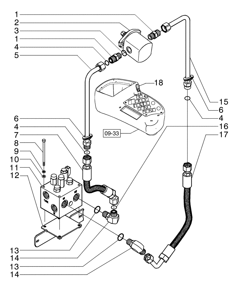 Схема запчастей Case 885B - (02-41[01]) - FAN DRIVE REVERSER SYSTEM (02) - ENGINE