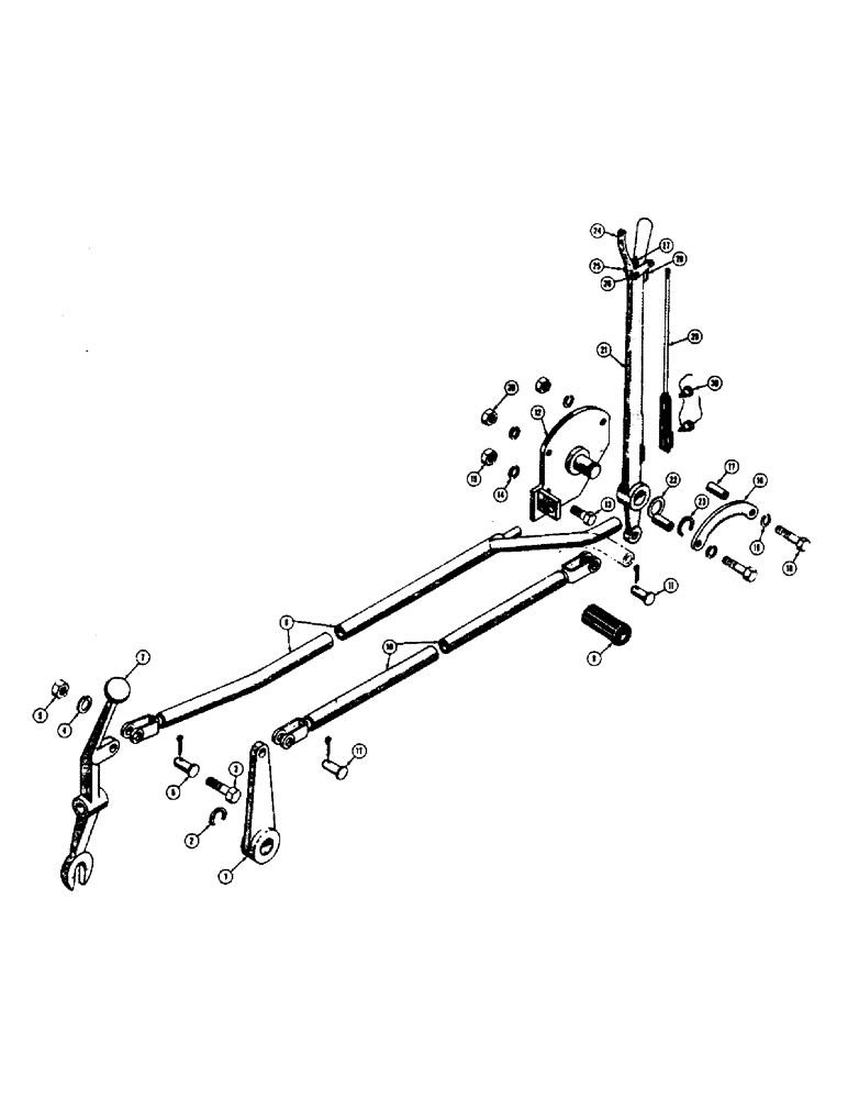 Схема запчастей Case 320 - (234) - C-3 WINCH CONTROLS (18) - ATTACHMENT ACCESSORIES