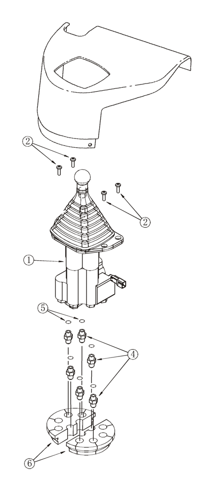 Схема запчастей Case 821C - (08-35) - HYDRAULICS LOADER CONTROL, REMOTE (08) - HYDRAULICS