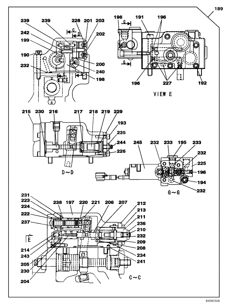 Схема запчастей Case CX130B - (08-04[04]) - HIGH PRESSURE PUMP - REGULATOR (OPTIONAL) (08) - HYDRAULICS
