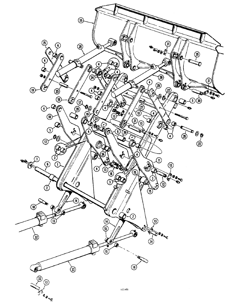 Схема запчастей Case W7E - (190) - LOADER LIFT FRAME AND RELATED PARTS (09) - CHASSIS/ATTACHMENTS