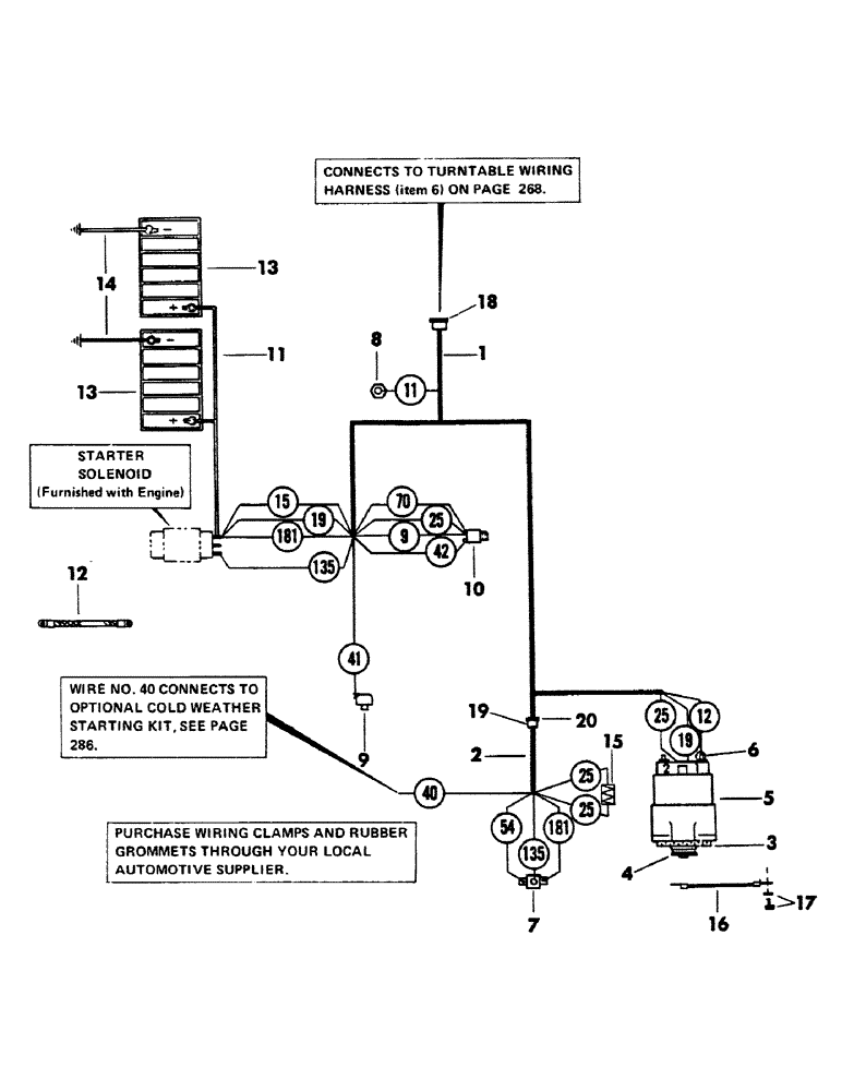 Схема запчастей Case 40BLC - (272) - DIESEL 4-71 ENGINE (06) - ELECTRICAL SYSTEMS