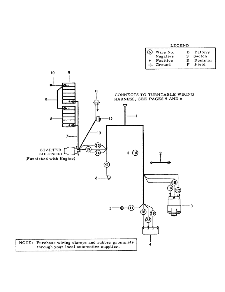 Схема запчастей Case 35YC - (I03) - ENGINE WIRING HARNESS FOR:, GMC 4-53 AND PERKINS 6-354 DIESEL ENGINE. (06) - ELECTRICAL SYSTEMS