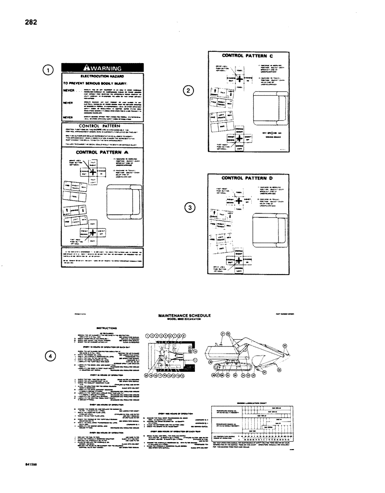 Схема запчастей Case 880D - (282) - DECALS (05) - UPPERSTRUCTURE CHASSIS