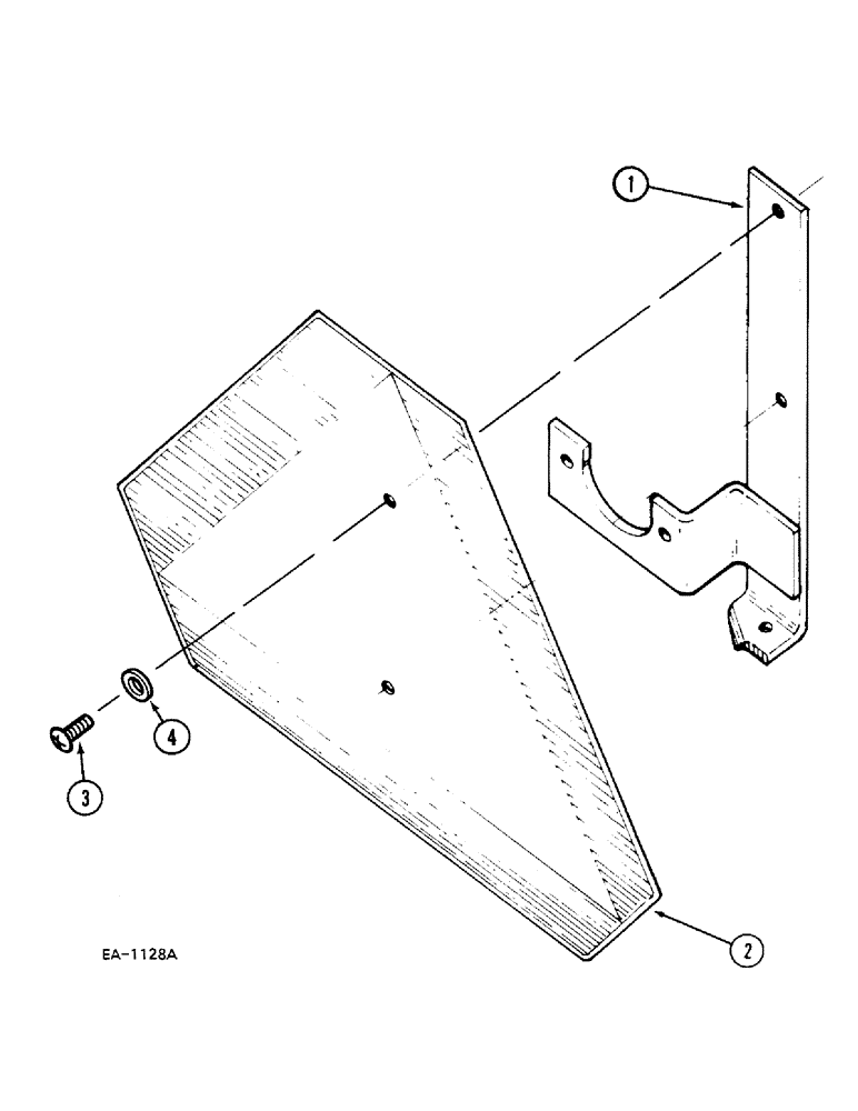 Схема запчастей Case 380B - (9-300) - SLOW MOVING VEHICLE EMBLEM (09) - CHASSIS/ATTACHMENTS