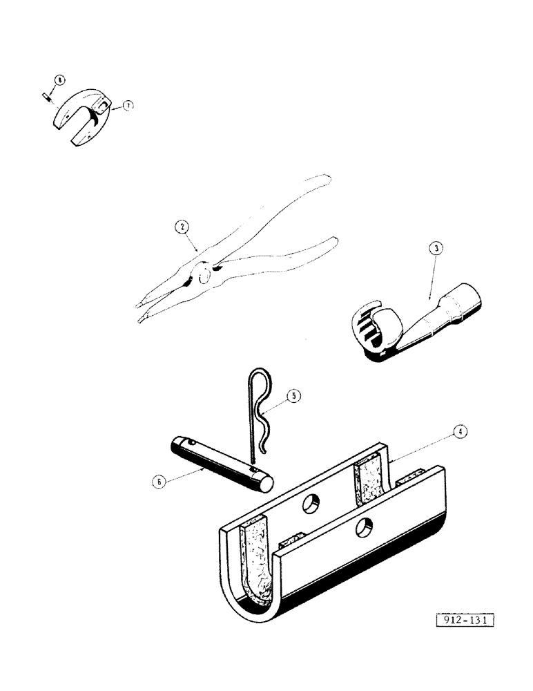 Схема запчастей Case 35 - (344) - TOOLING 