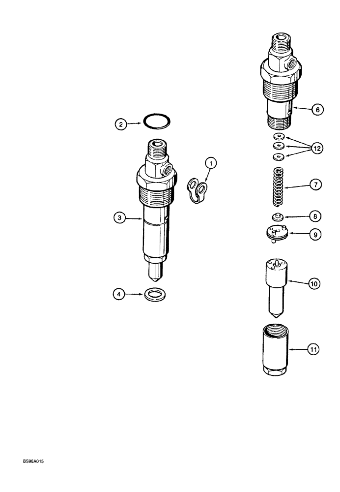 Схема запчастей Case 760 - (03-012) - FUEL INJECTION NOZZLE - 9 MM TIP, 4-390 ENGINE (10) - ENGINE