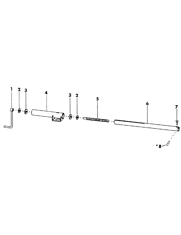 Схема запчастей Case 40BLC - (033) - TRACK TREAD ADJUSTING JACK, (USED WITH STANDARD GAUGE TRACK UNITS) (04) - UNDERCARRIAGE